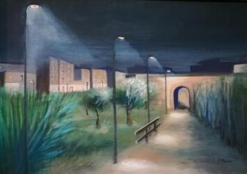 Periferia ovest - acrilico su tela - 70x50