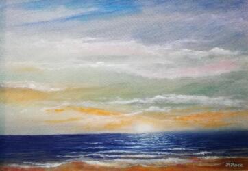 Punto focale-acrilico su faisite- 50x35