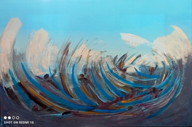 Mare nostrum ? Acrilico su tela 60x40