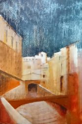 Omaggio a Scicli - acrilico su tela - 80x120